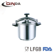 fogão de pressão de aço inoxidável da borda reta Dishwasher Safe PTFE PFOA e panela de pressão livre do cádmio Cookware